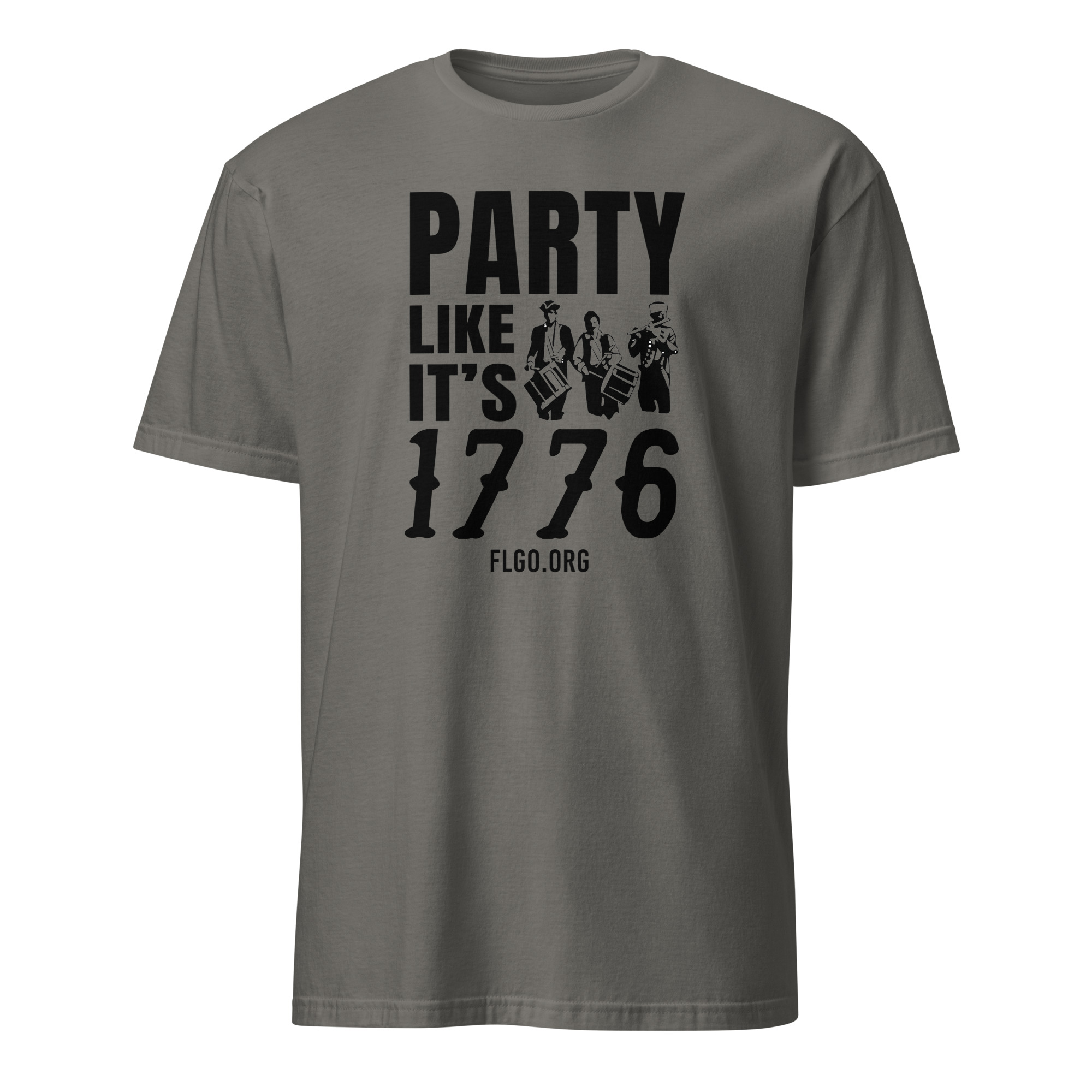Supersoft – Short-Sleeve- Unisex – Dark Text – “Party Like It’s 1776” - Image 4