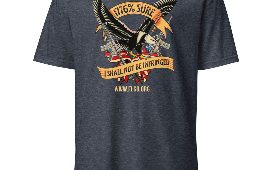 Supersoft – Short Sleeve – Unisex – Gold Text – “I’m 1776% Sure”