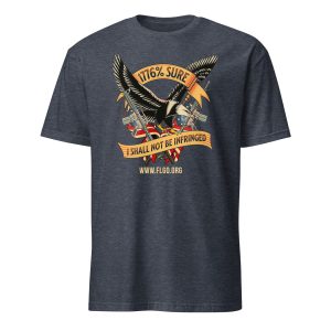 Supersoft – Short Sleeve – Unisex – Gold Text – “I’m 1776% Sure”