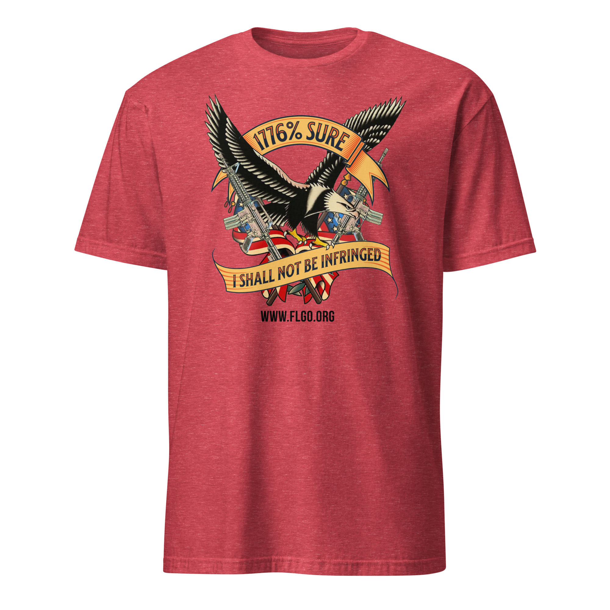 Supersoft – Short Sleeve – Unisex – Black Text – “I’m 1776% Sure” - Image 4