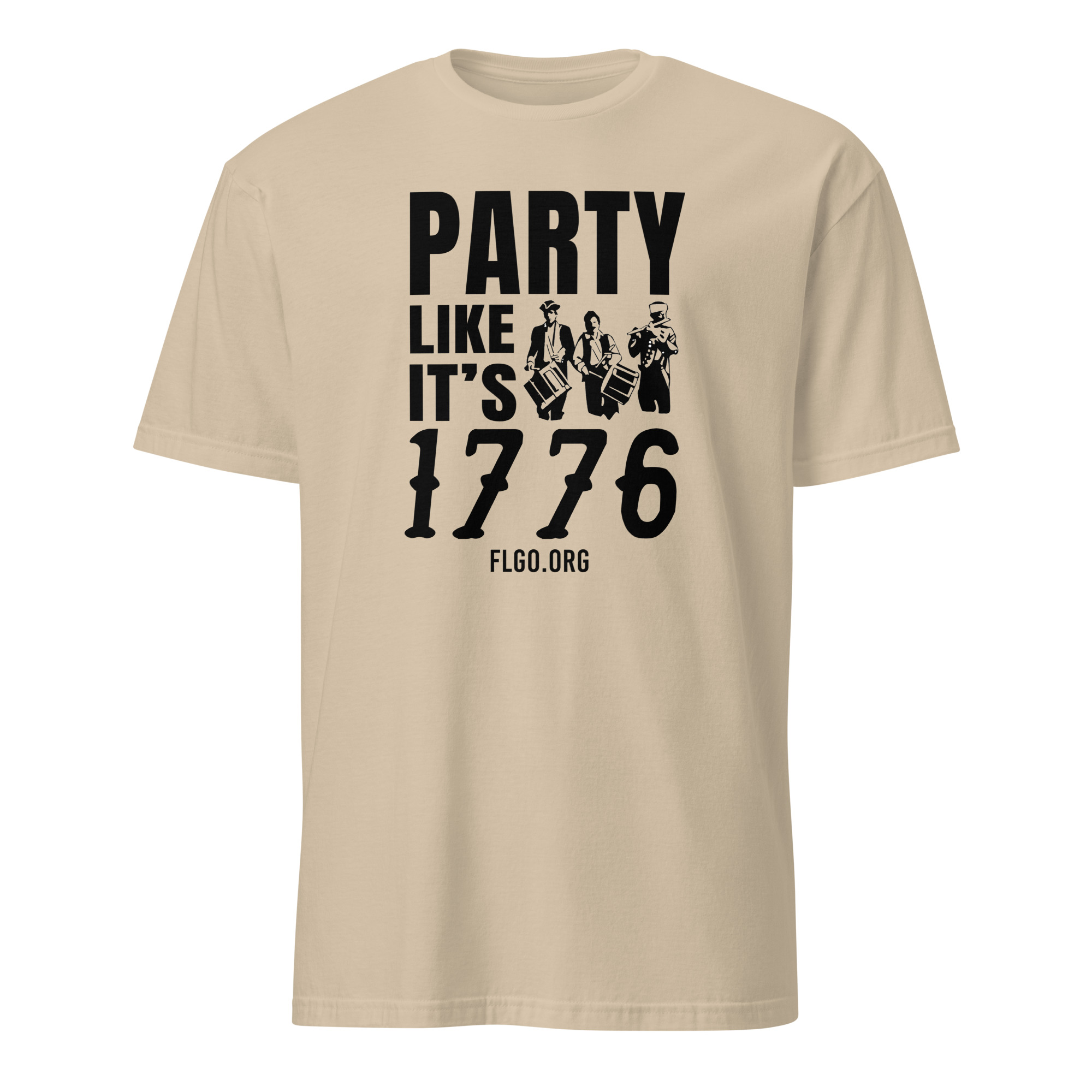 Supersoft – Short-Sleeve- Unisex – Dark Text – “Party Like It’s 1776” - Image 6