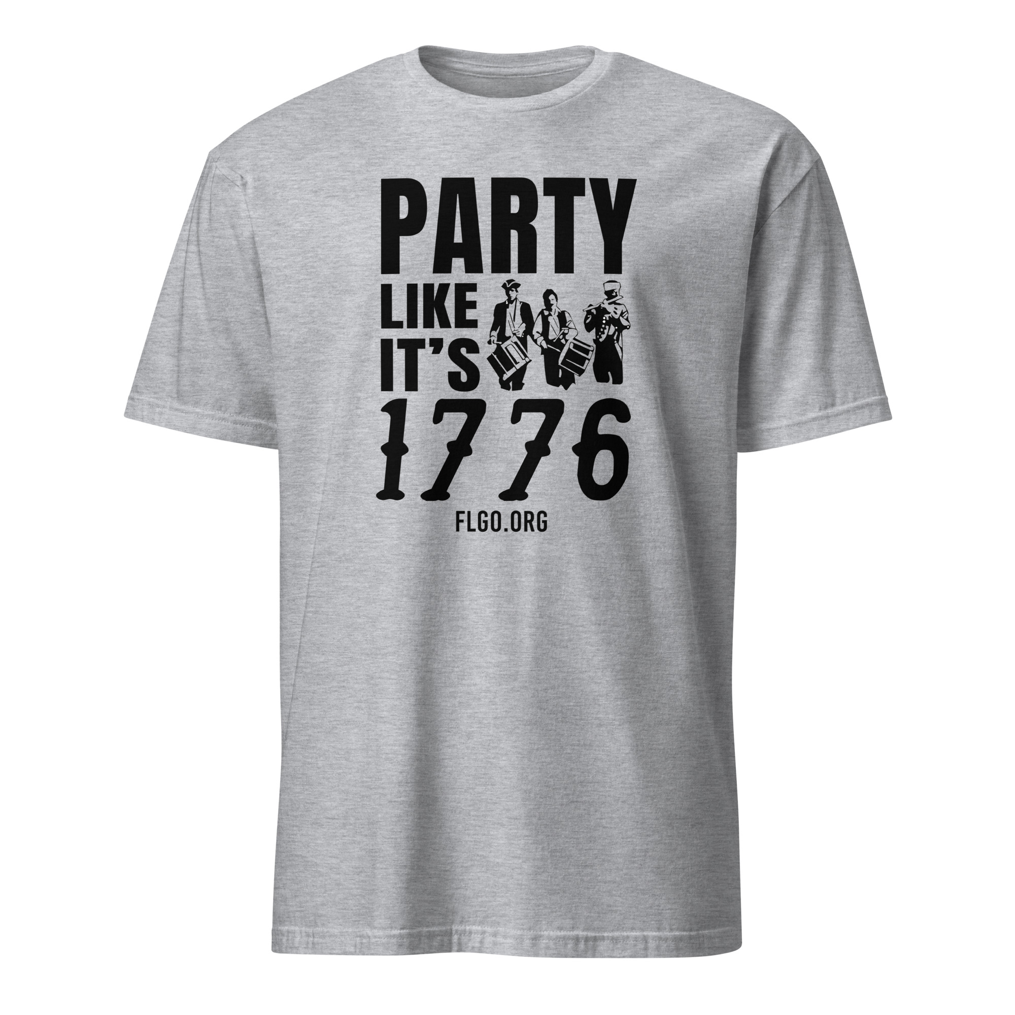Supersoft – Short-Sleeve- Unisex – Dark Text – “Party Like It’s 1776” - Image 7