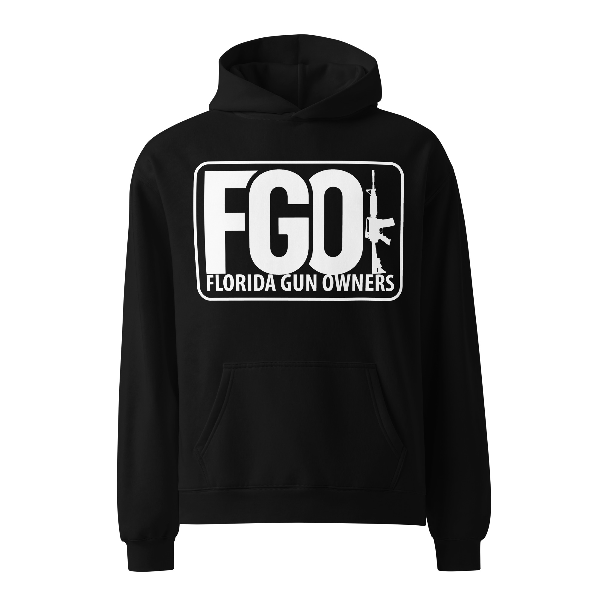 FGO White Logo Hoodie - Image 2