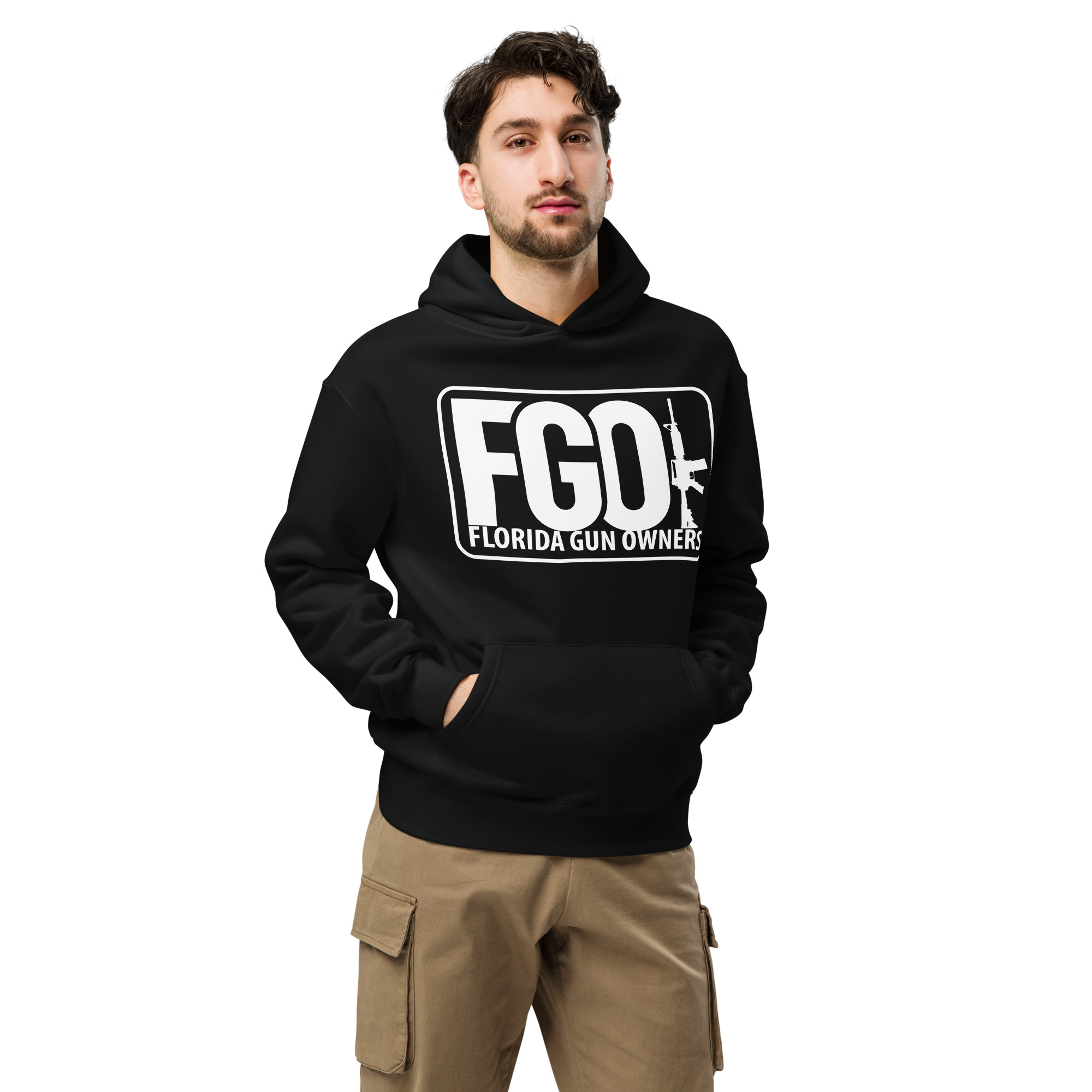 FGO White Logo Hoodie - Image 11