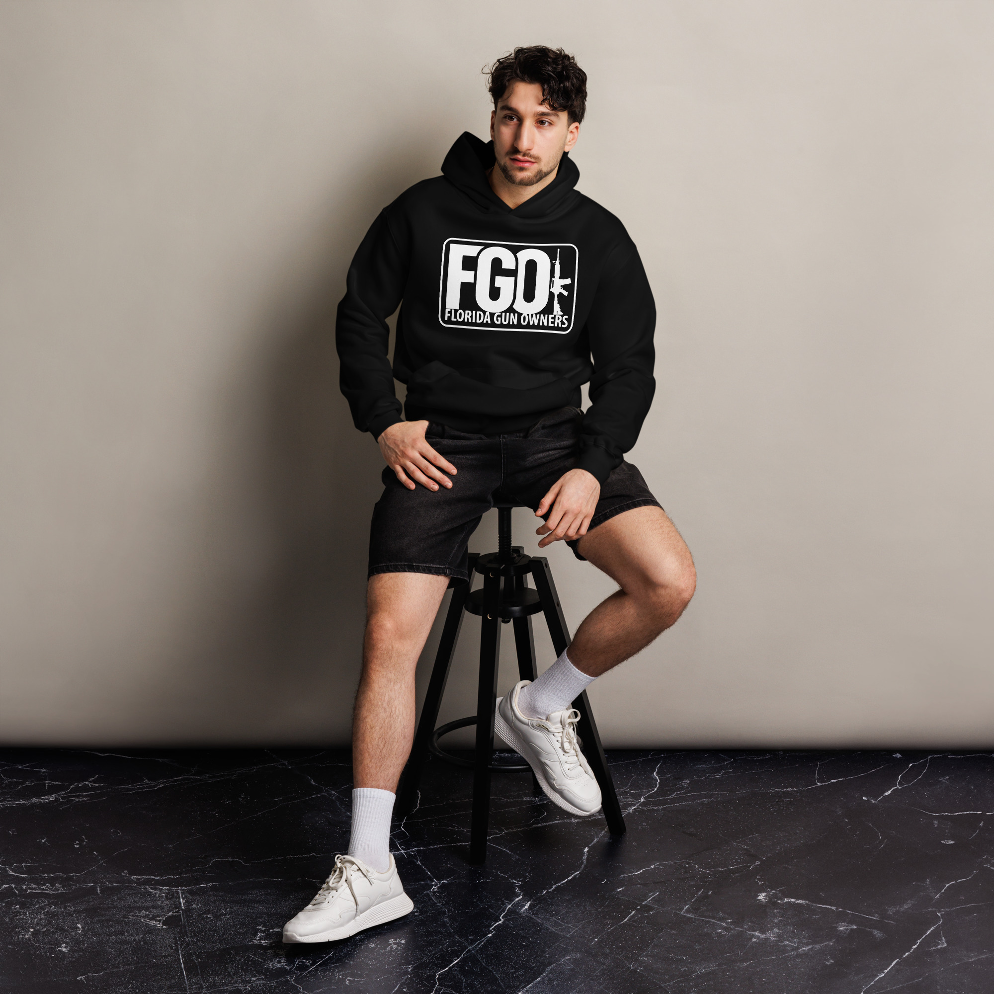 FGO White Logo Hoodie