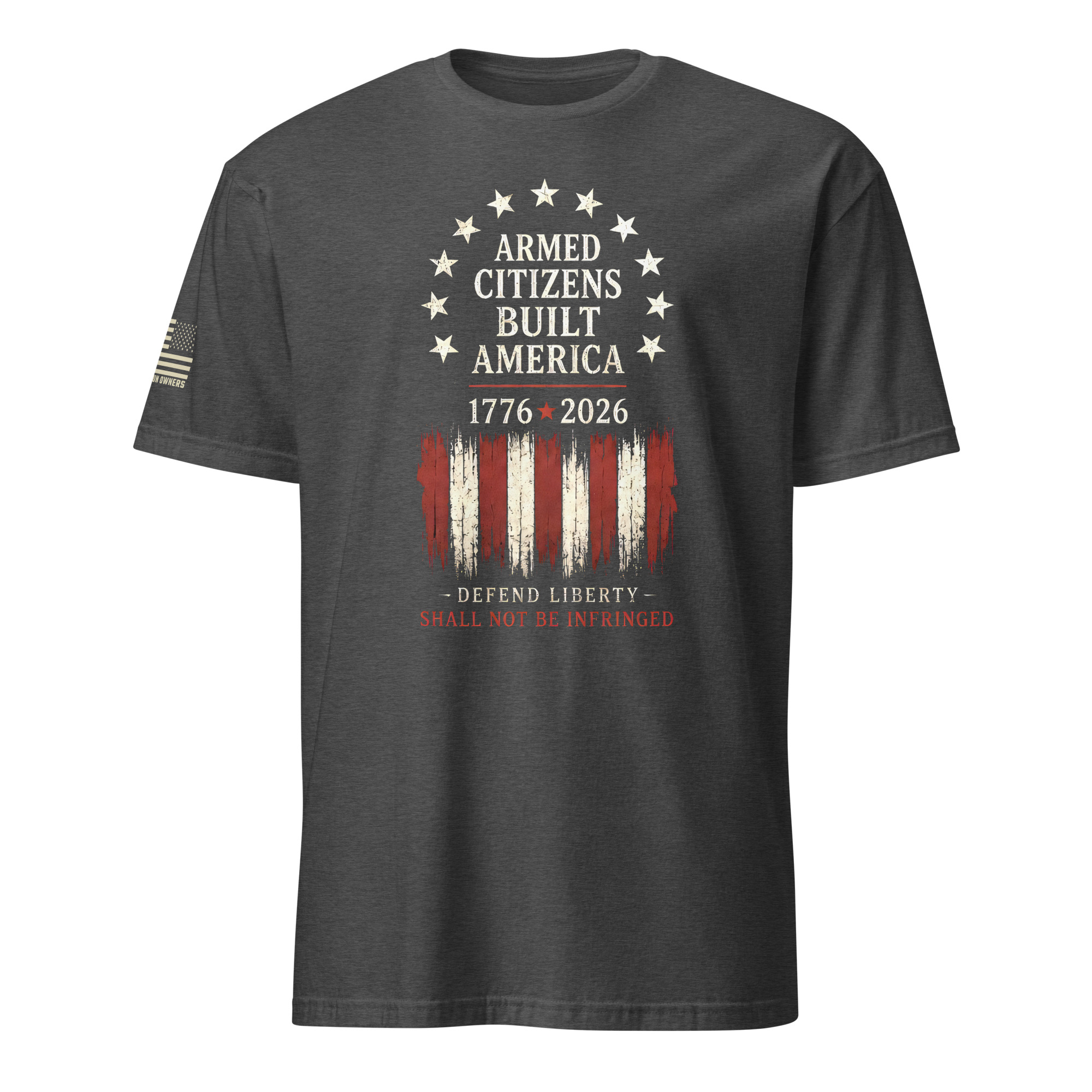 Supersoft – Short Sleeve – Unisex – “Armed Citizens Built America” - Image 8