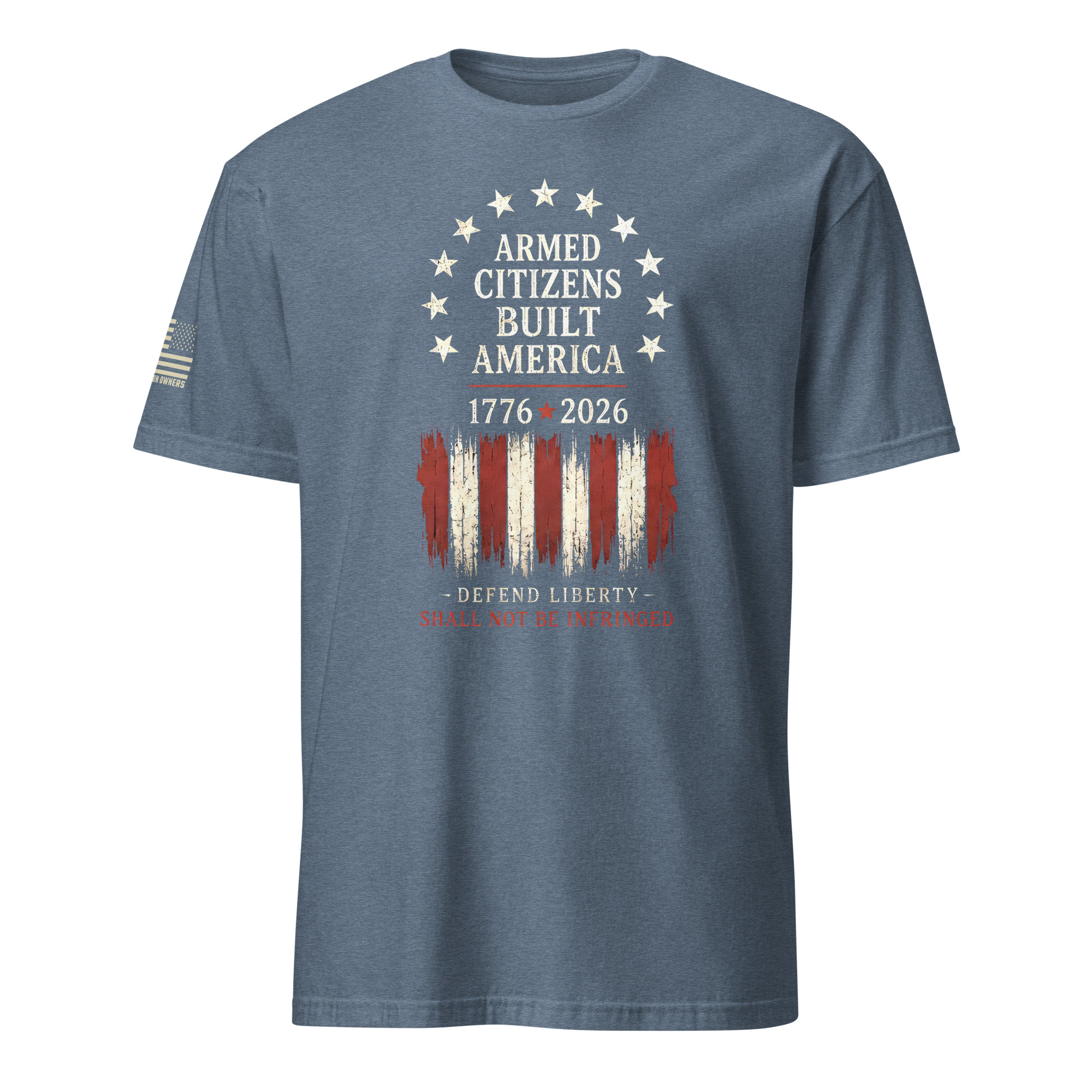Supersoft – Short Sleeve – Unisex – “Armed Citizens Built America” - Image 16