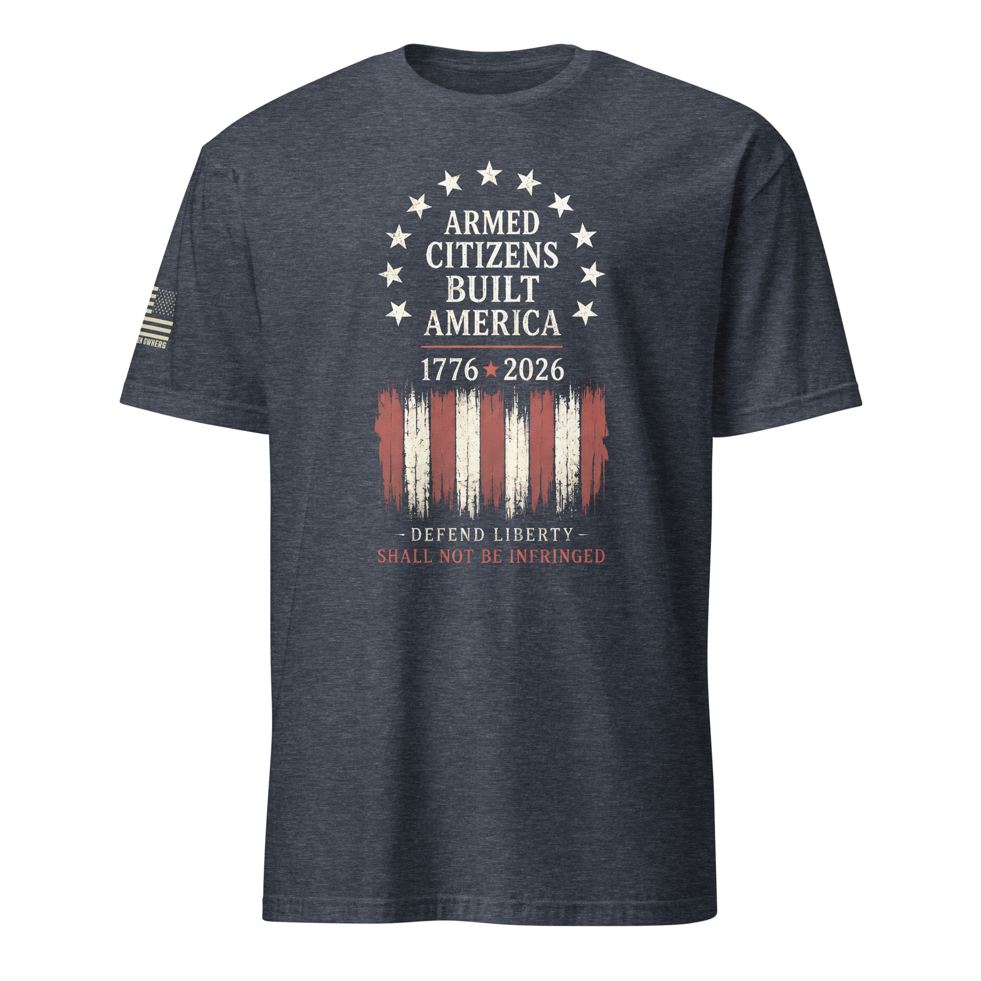 Supersoft – Short Sleeve – Unisex – “Armed Citizens Built America” - Image 6