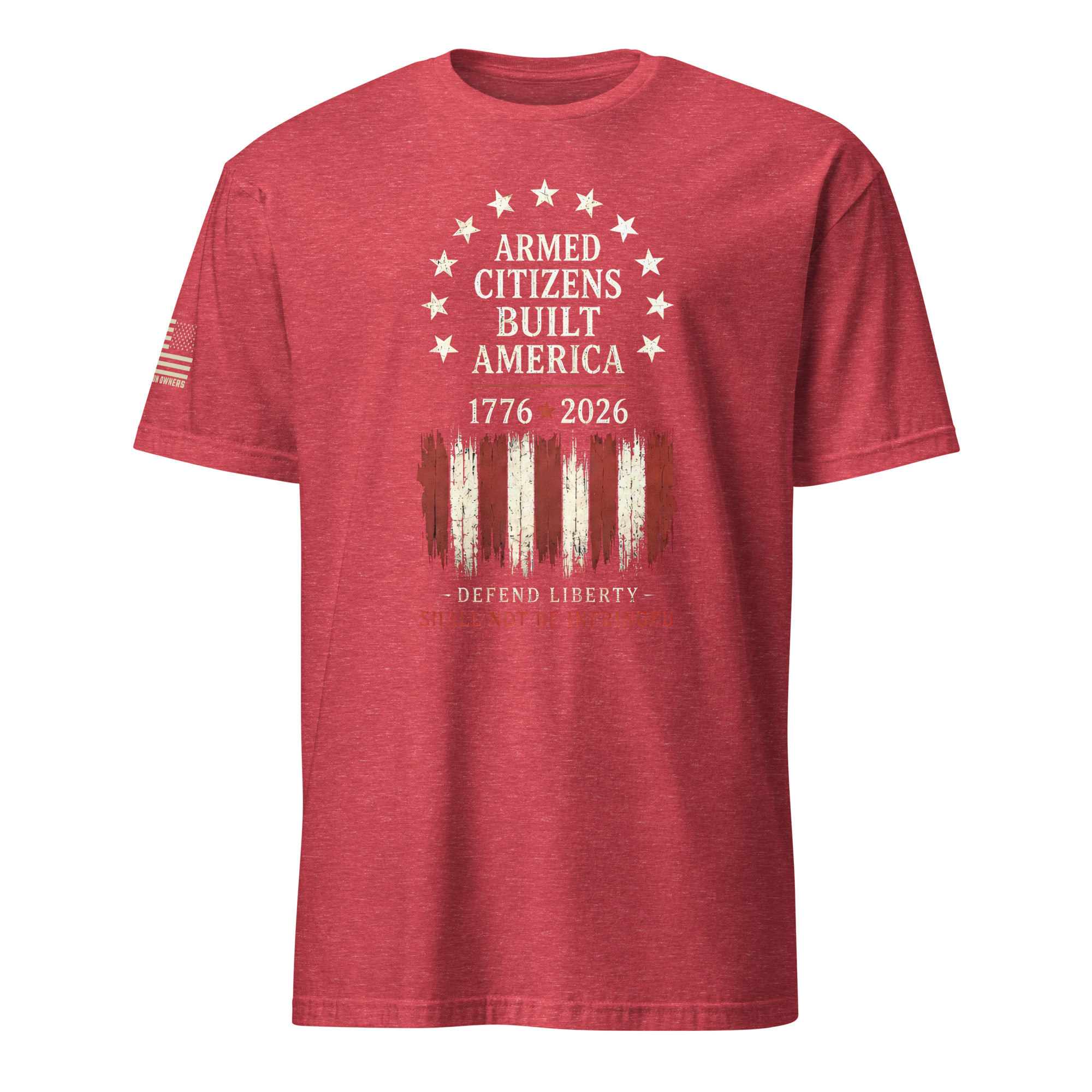 Supersoft – Short Sleeve – Unisex – “Armed Citizens Built America” - Image 14