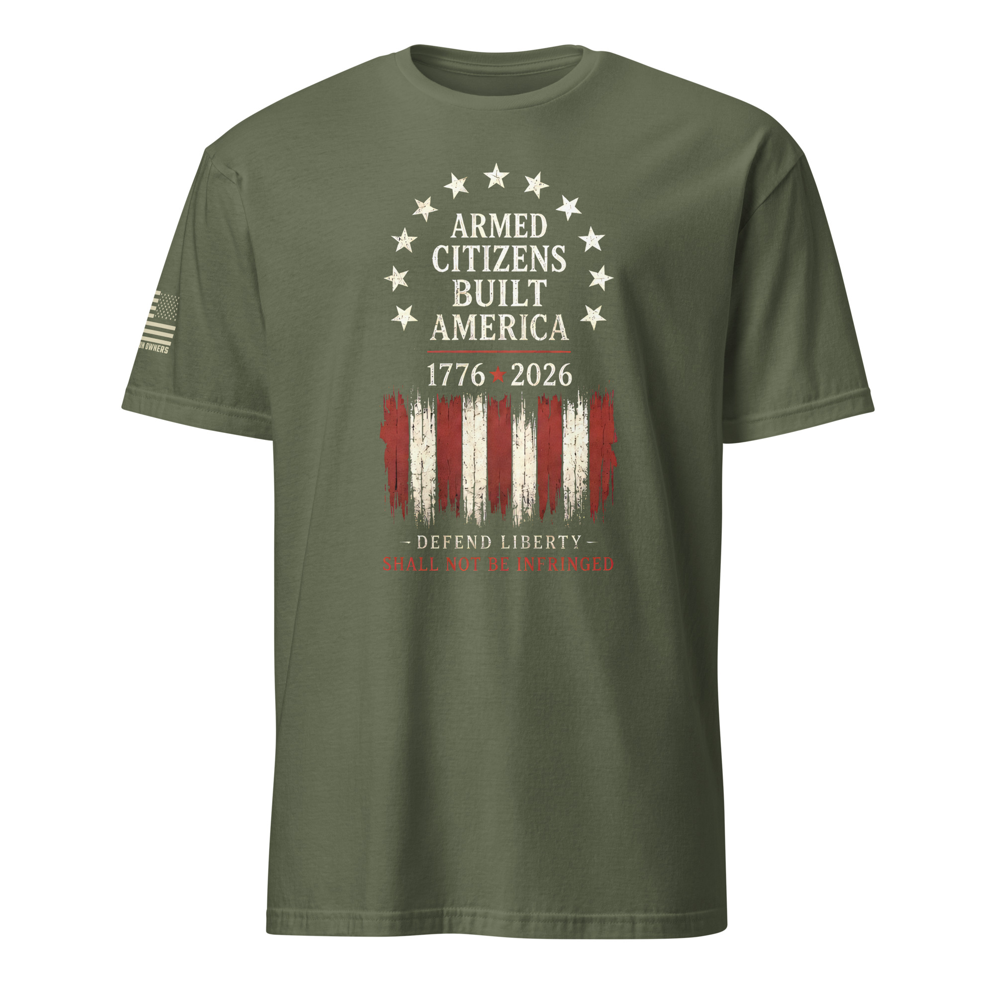 Supersoft – Short Sleeve – Unisex – “Armed Citizens Built America” - Image 12