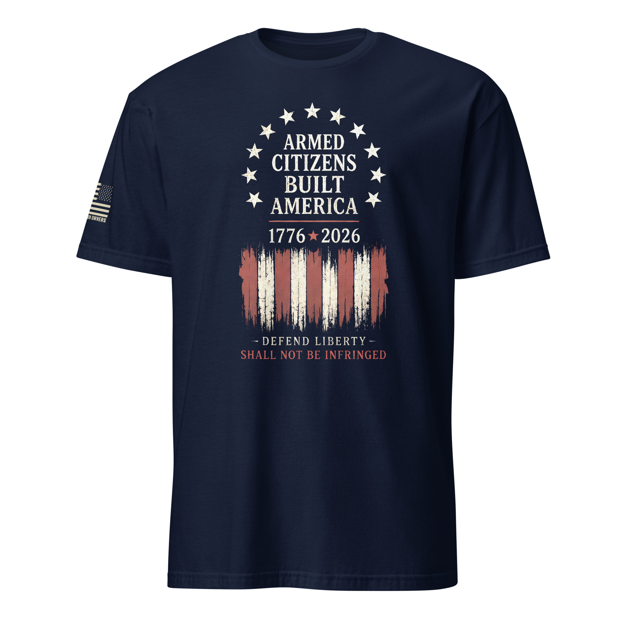Supersoft – Short Sleeve – Unisex – “Armed Citizens Built America” - Image 3